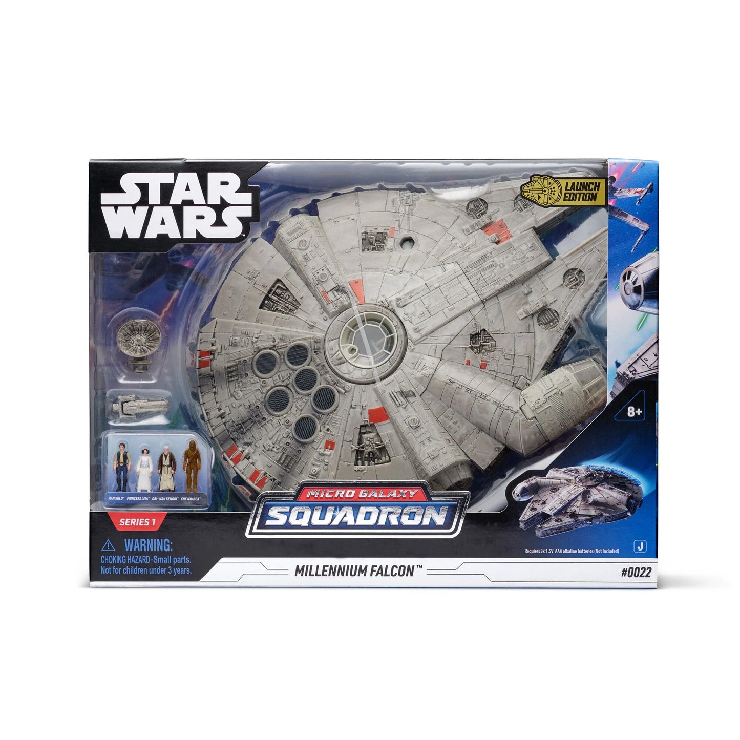 Star Wars Micro Galaxy Squadron 9 Inch Feature Vehicle & Figure 0022 Millennium Falcon