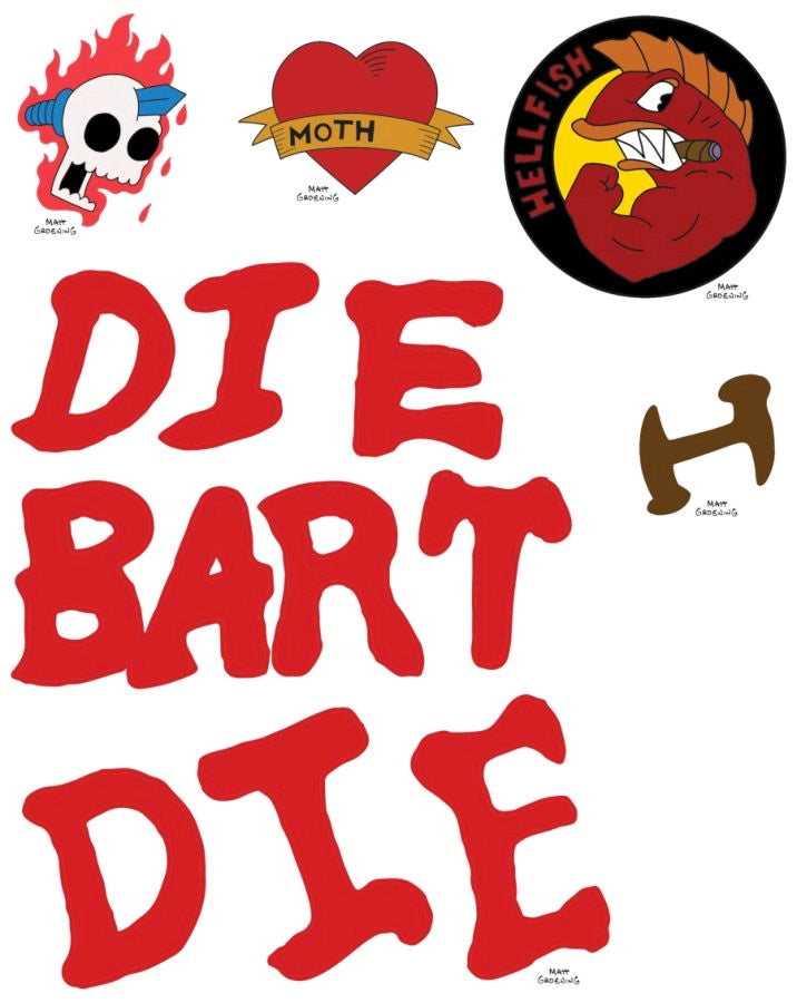 The Simpsons Temporary Tattoo Set