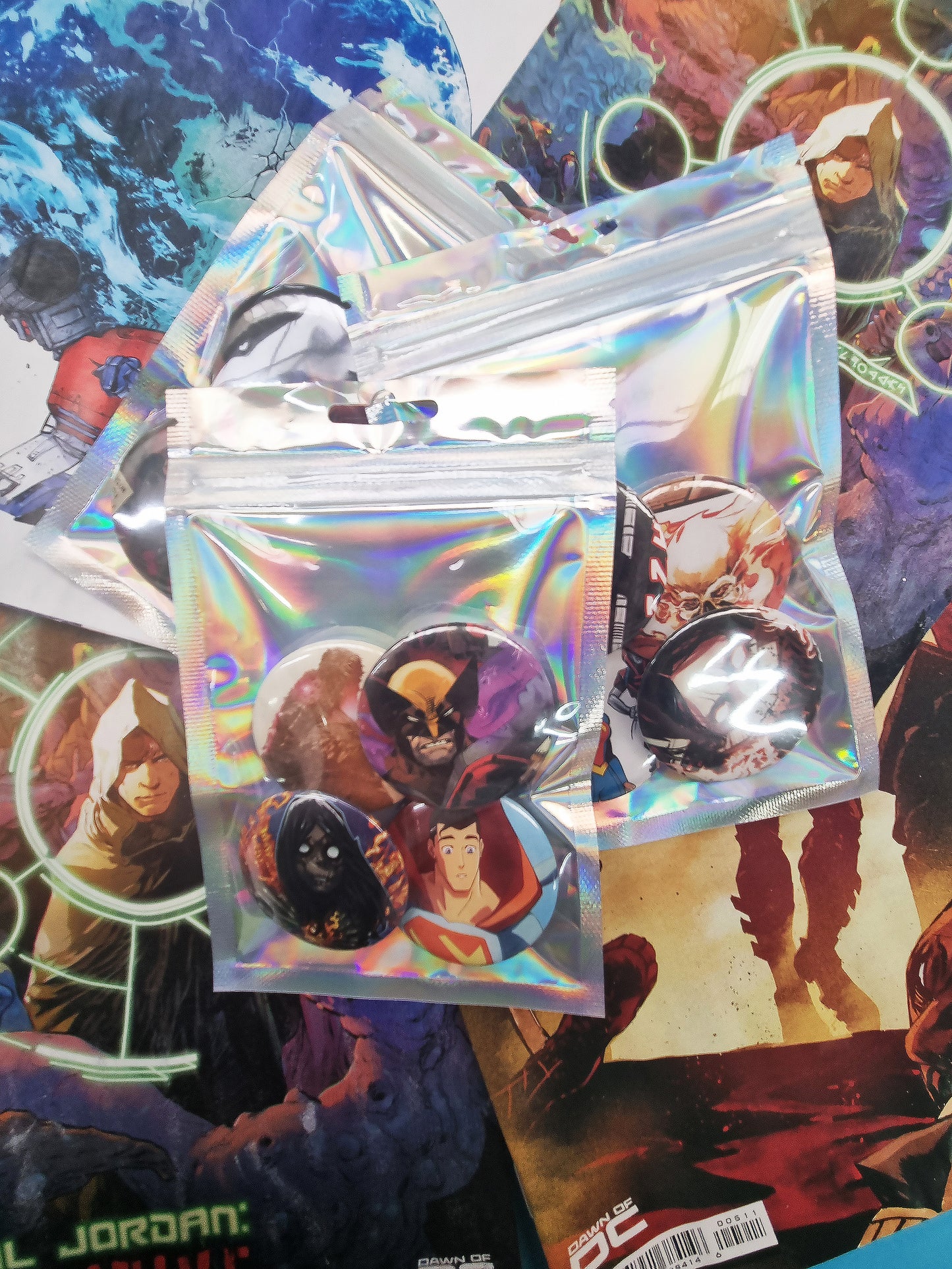 Second Chance Comic Pins 4 Pack