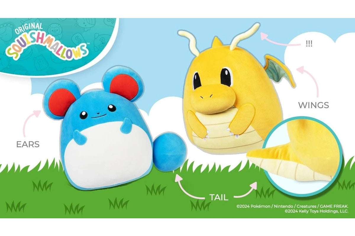 Pokemon Squishmallow 10" Dragonite