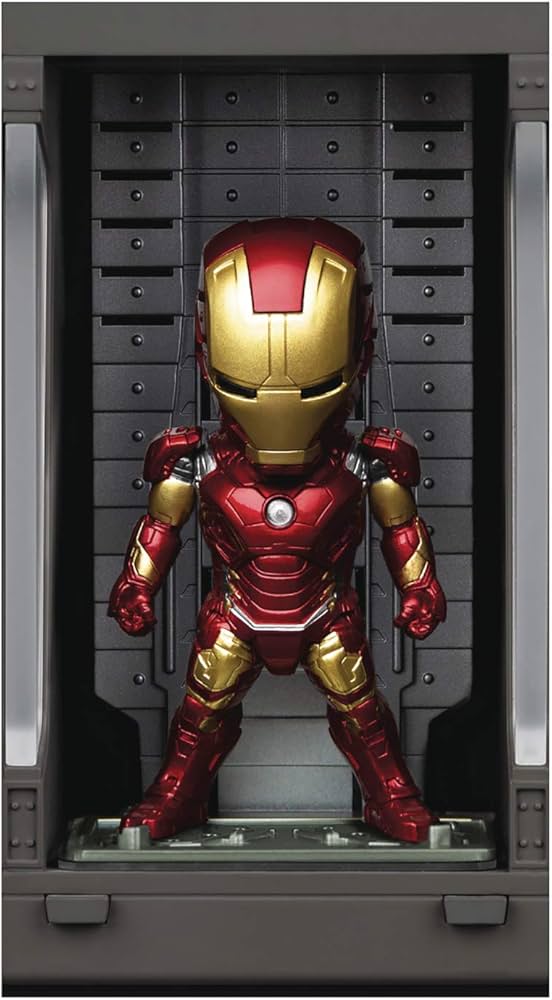 Beast Kingdom Mini Egg Attack Avengers Age of Ultron Iron Man Mark XLIII with Hall of Armor