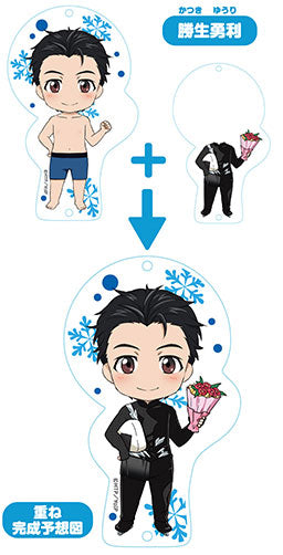 Yuri!!! On Ice Nendoroid Plus Dress Up Acrylic Key Rings
