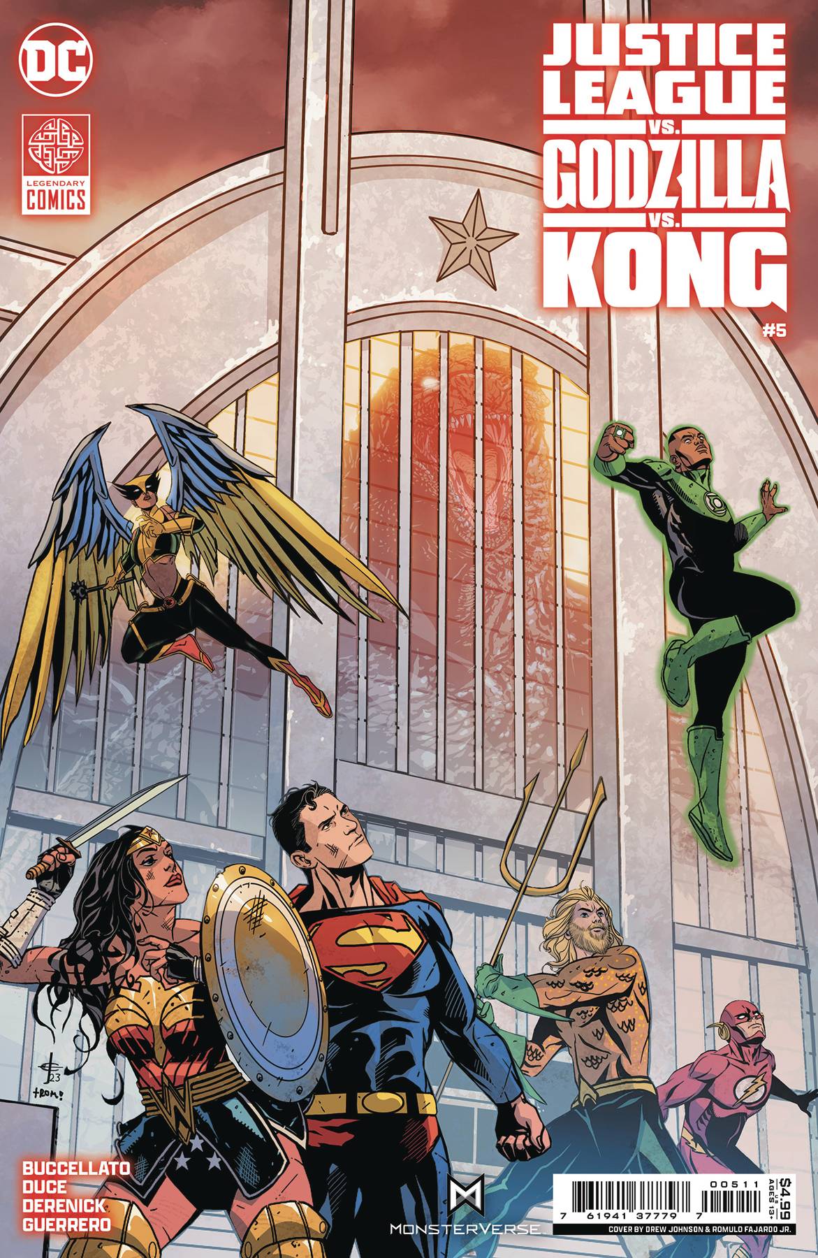 Justice League V. Godzilla V. Kong #5 (Of 6)