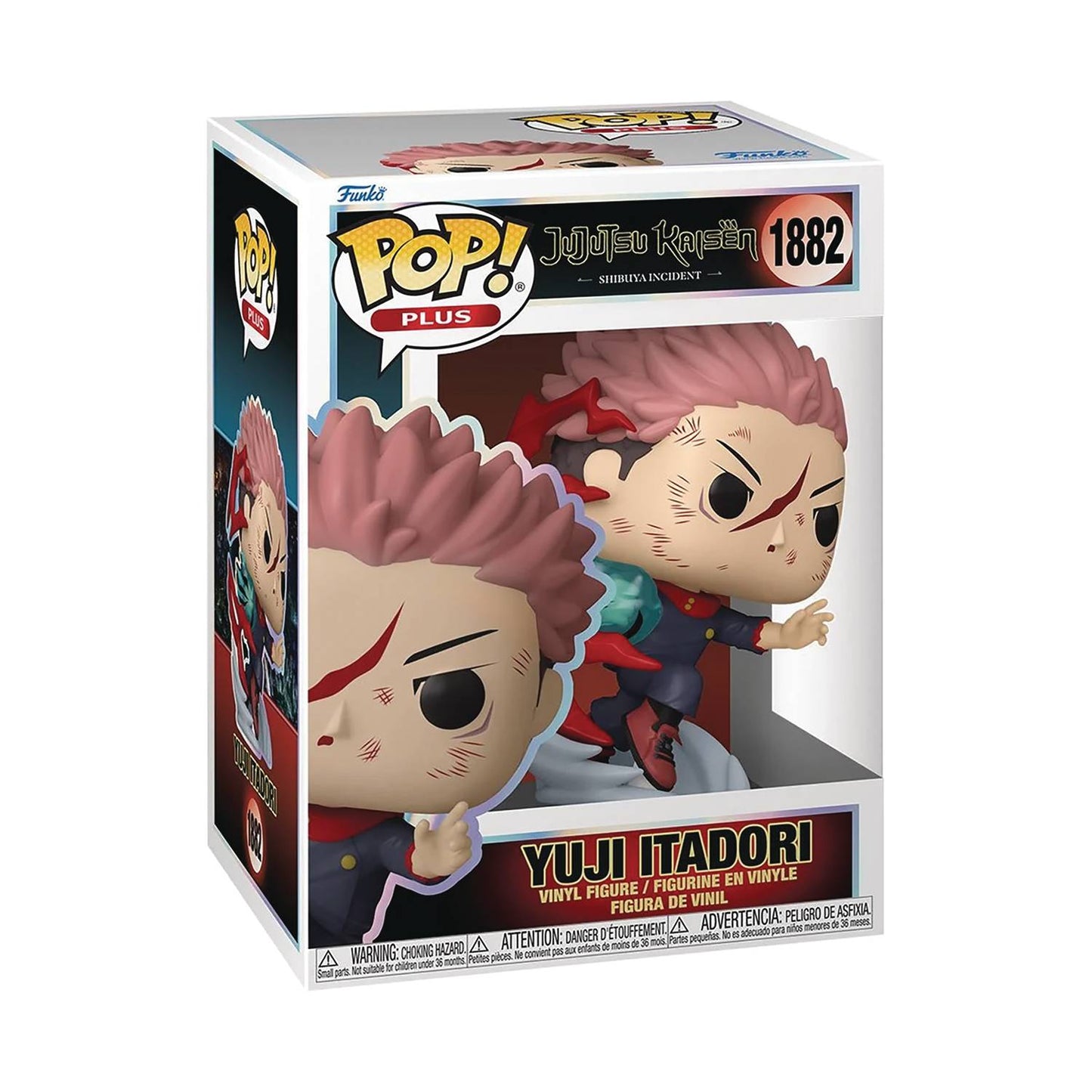 Pop! Plus Jujutsu Kaisen Yuji Itadori Vinyl Figure