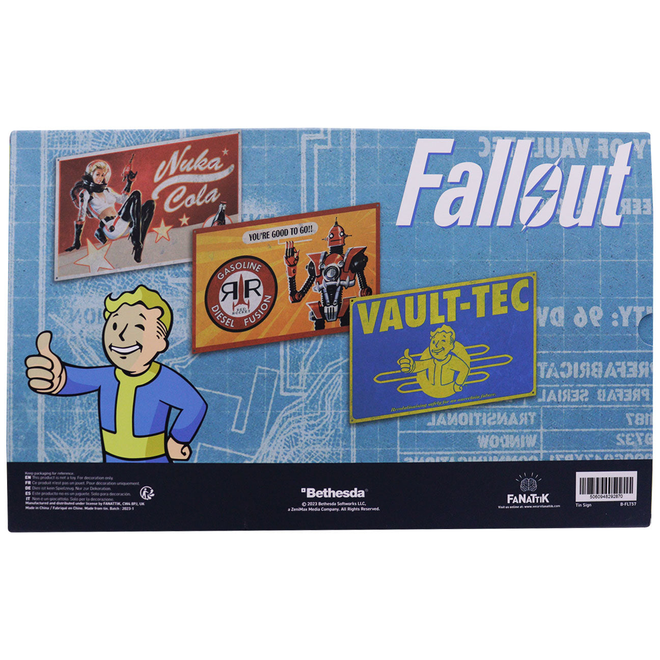 Fallout Tin Sign Set Of 3