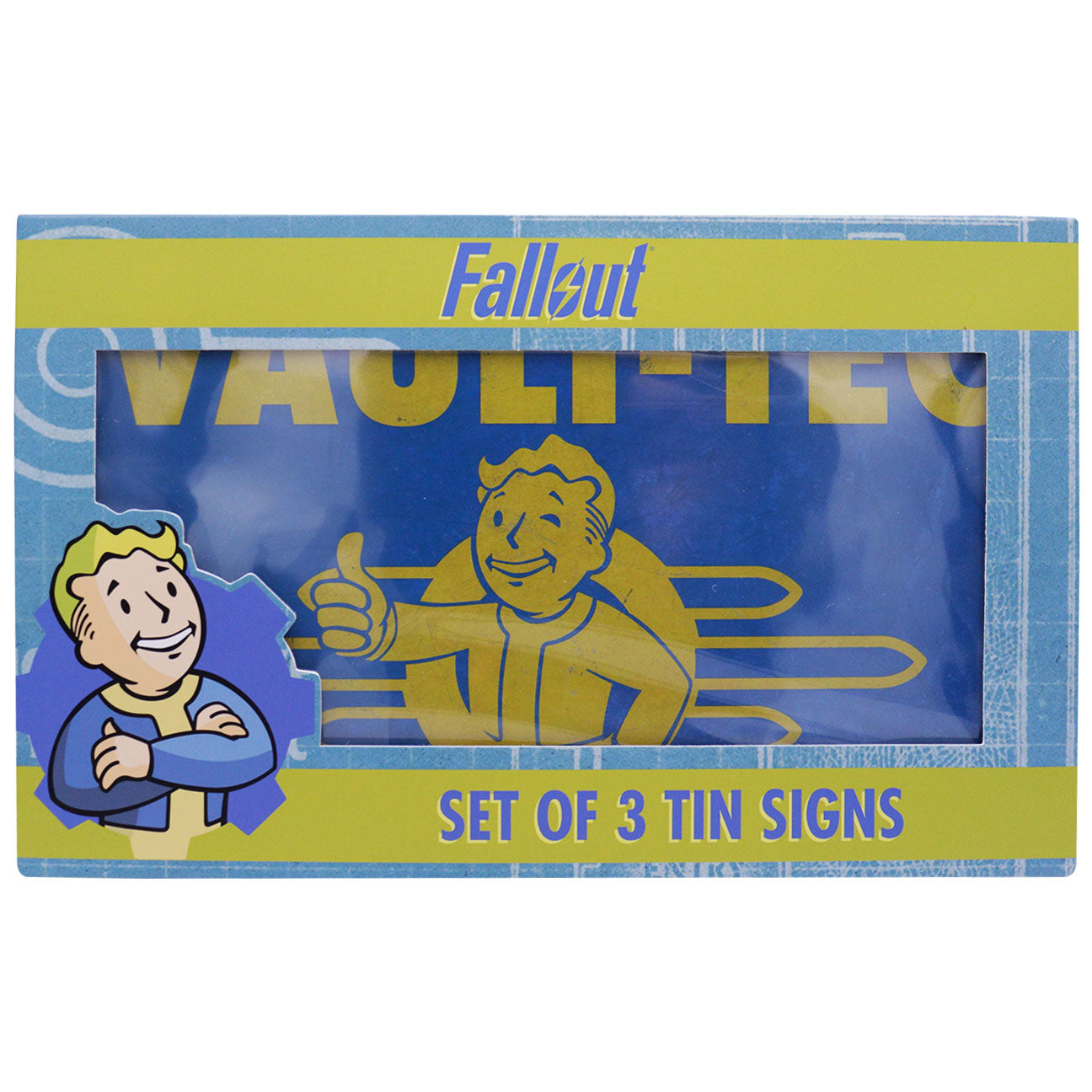 Fallout Tin Sign Set Of 3