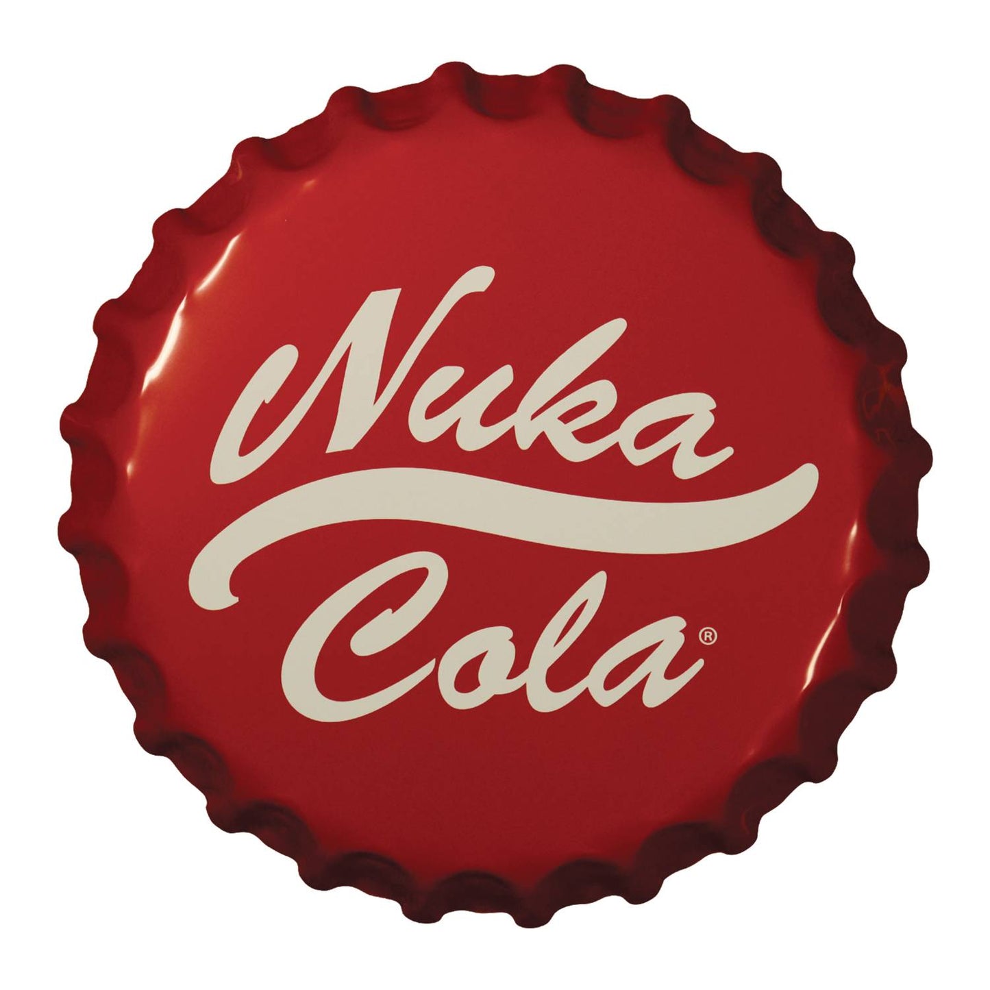 Fallout Nuka Cola Bottle Cap Tin Sign