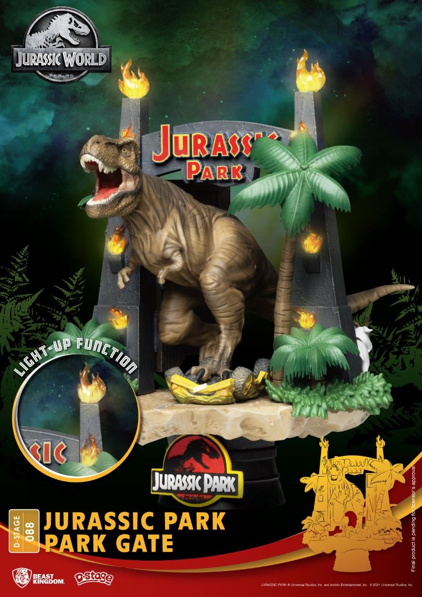 Beast Kingdom D Stage Jurassic Park Park Gate