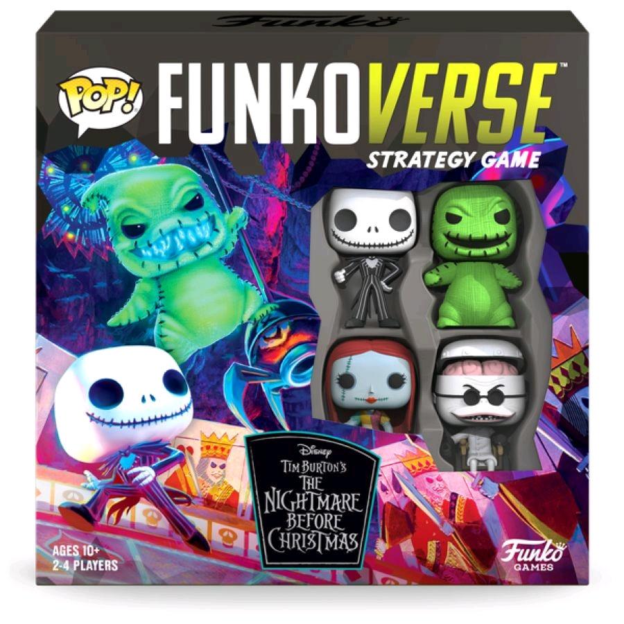 Funkoverse The Nightmare Before Christmas 4 Pack Expandalone Strategy Board Game