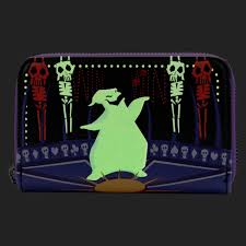 Loungefly The Nightmare Before Christmas - Lock Shock Barrel Oogie Boogie Glow Zip Purse
