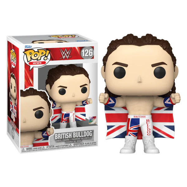 Pop WWE British Bulldog Vinyl Figure
