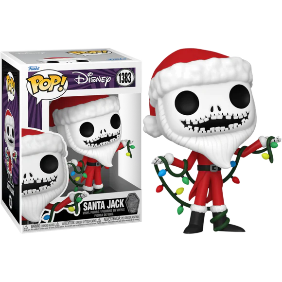Pop Disney Santa Jack Skellington 30th Anniversary Vinyl Figure