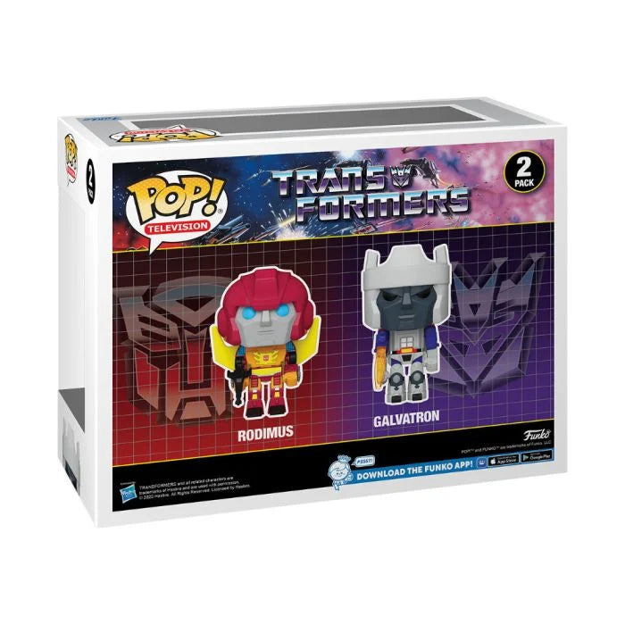 Transformers - Rodimus & Galvatron SDCC 2023 US Exclusive Pop! Vinyl 2-Pack