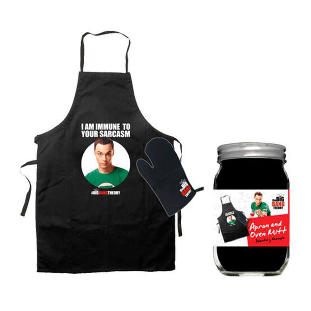 Big Bang Theory Sheldon Apron and Mitten Set