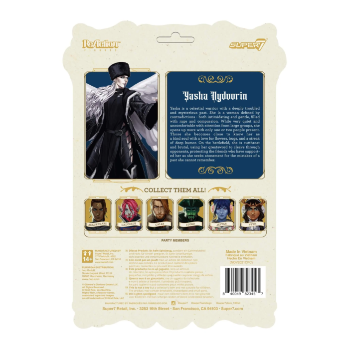 Critical Role - Yasha Nydoorin ReAction 3.75” Action Figure