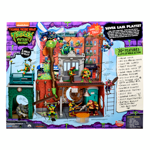 TMNT Mutant Mayhem Sewer Lair Playset