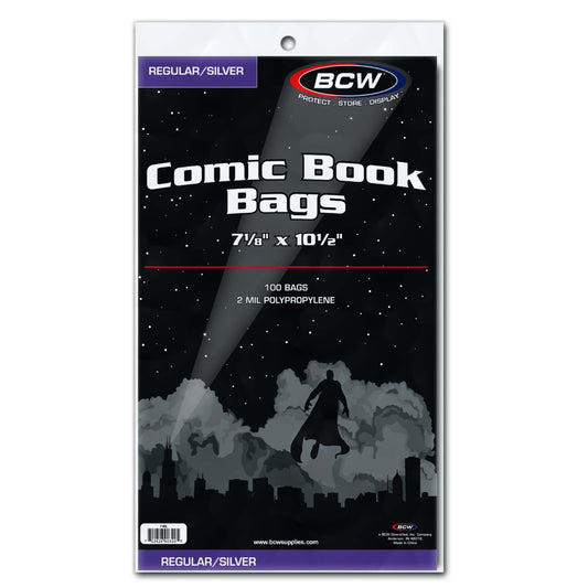 BCW Comic Book Bags Regular/Silver Age