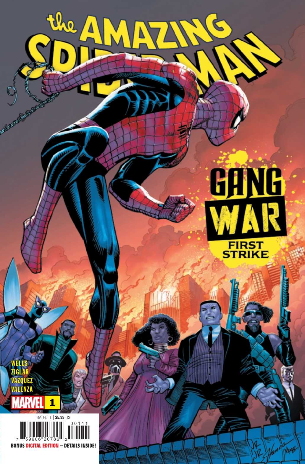 Amazing Spiderman #1 Gang War First Strike