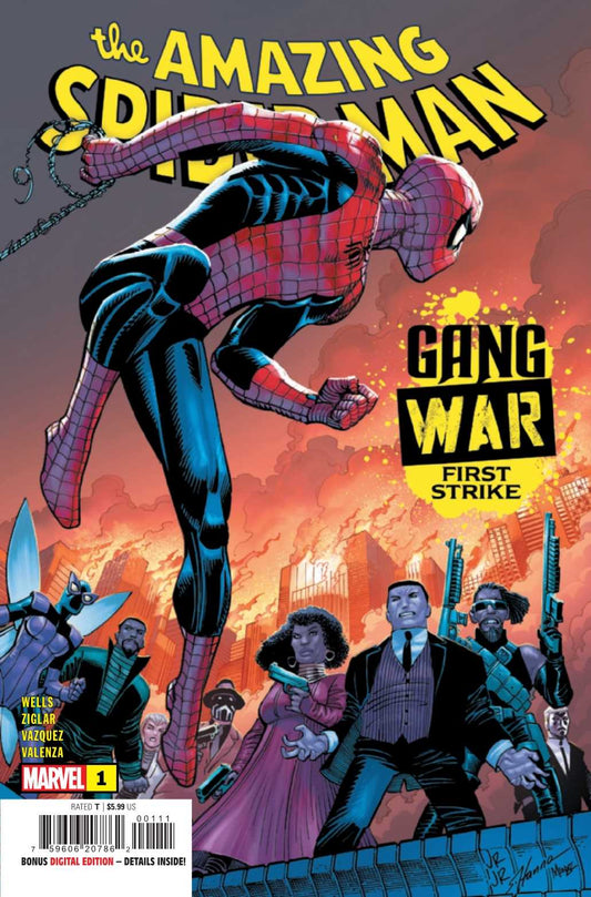 Amazing Spiderman #1 Gang War First Strike