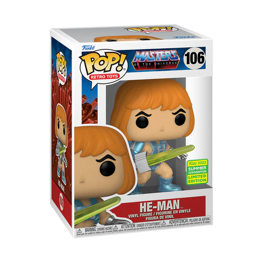 Pop! Animation Masters of the Universe - He-Man Laser Power SDCC 2022 Exclusive Pop! Vinyl [RS]