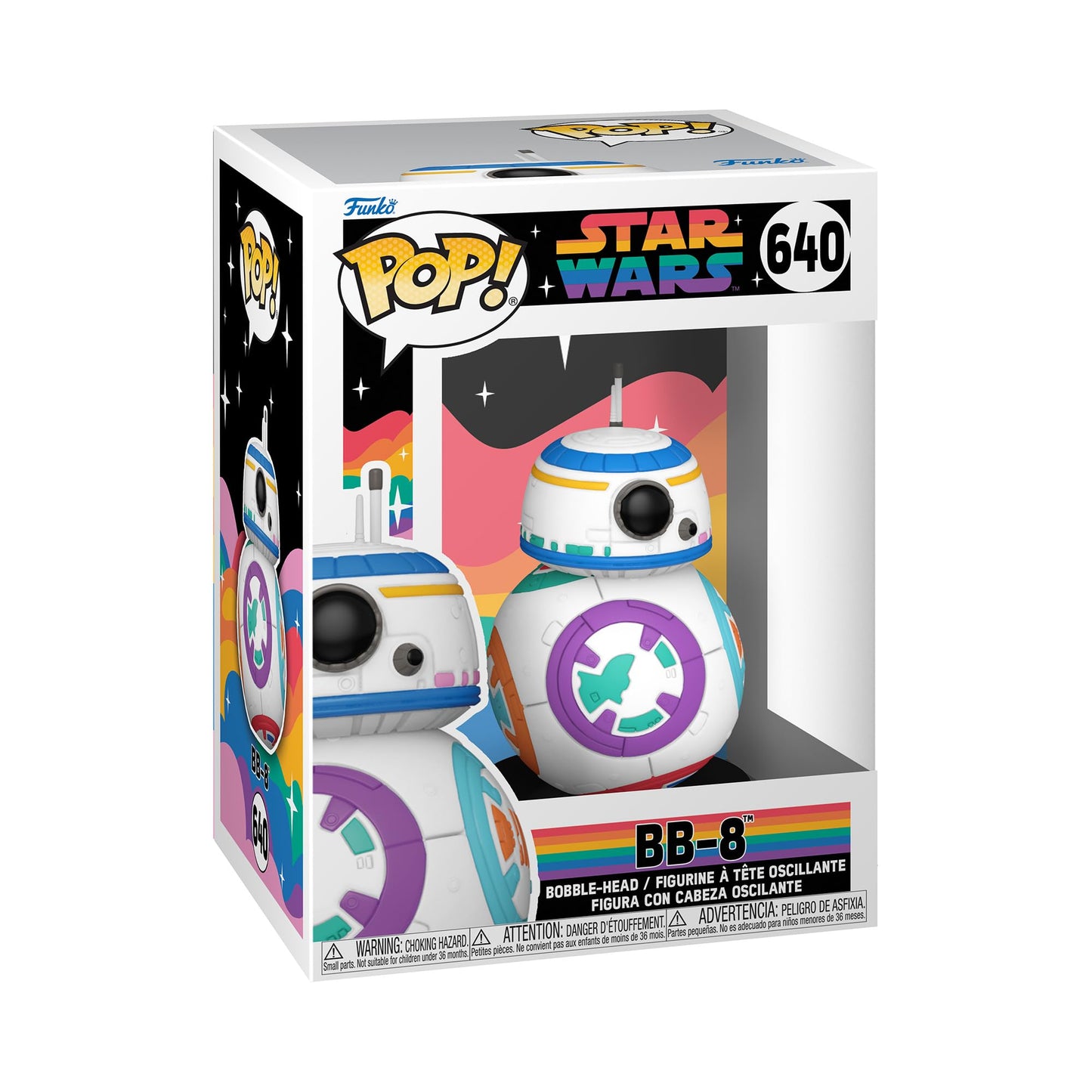 Star Wars: BB-8 Pride 2023 Funko Pop! Vinyl Figure