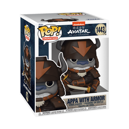 Pop Super ATLA Appa With Armor Vinyl Figure