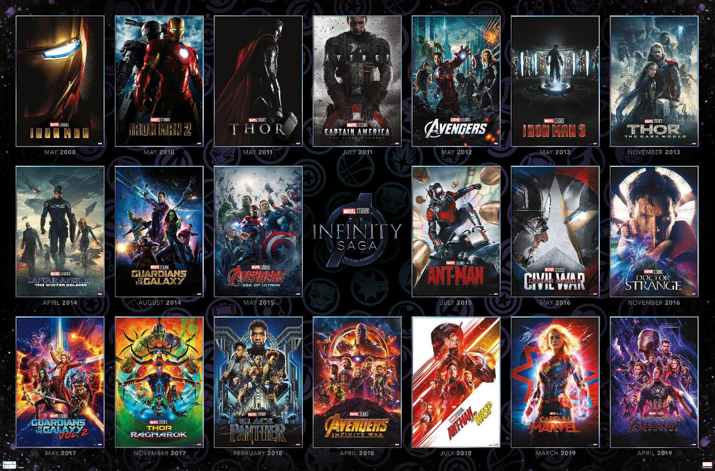 Marvel Infinity Saga Poster Book