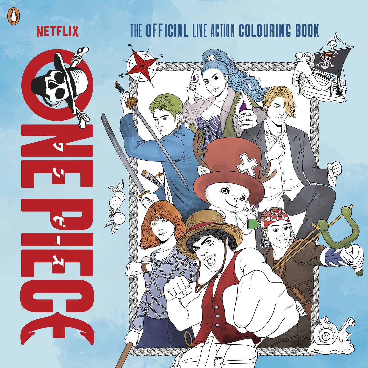 One Piece: The Official Live Action Colouring Book