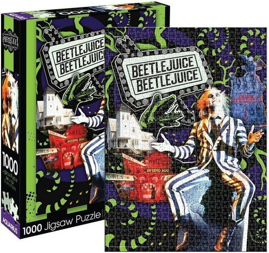 Aquarius Puzzle Beetlejuice Collage Puzzle 1,000 pieces