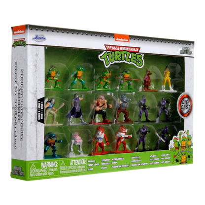 Teenage Mutant Ninja Turtles (TV'87) - 1.65" Nano Metalfig 18-PK [Wave 1] *BOX DAMAGE*