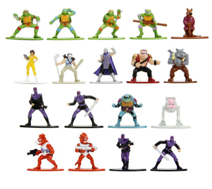 Teenage Mutant Ninja Turtles (TV'87) - 1.65" Nano Metalfig 18-PK [Wave 1] *BOX DAMAGE*