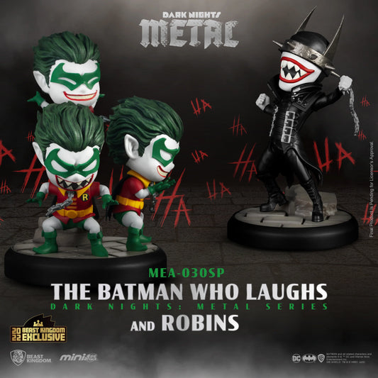 Beast Kingdom Mini Egg Attack Batman Dark Nights Metal Series the Batman Who Laughs & Robin Minions (2022 EVENT EXCLUSIVE)