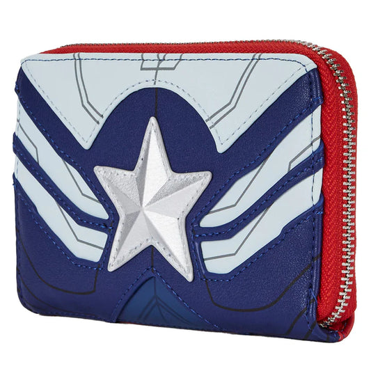 Loungefly Captain America Zip Wallet