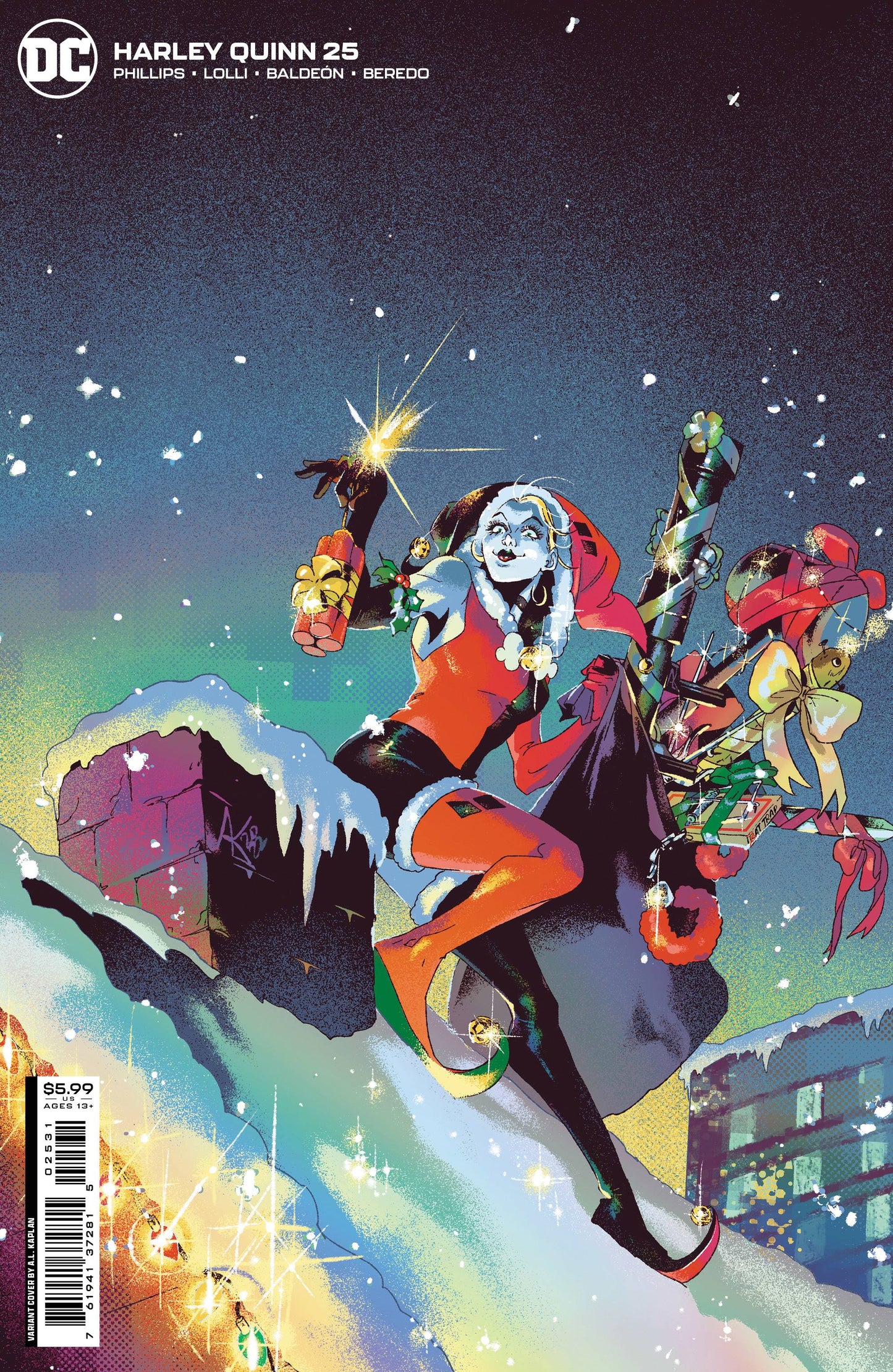 Harley Quinn #25 (A L Kaplan Holiday Variant)