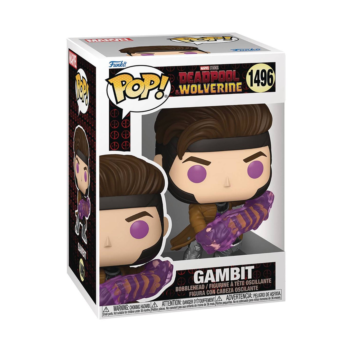 Pop! Marvel Deadpool And Wolverine Gambit Vinyl Figure