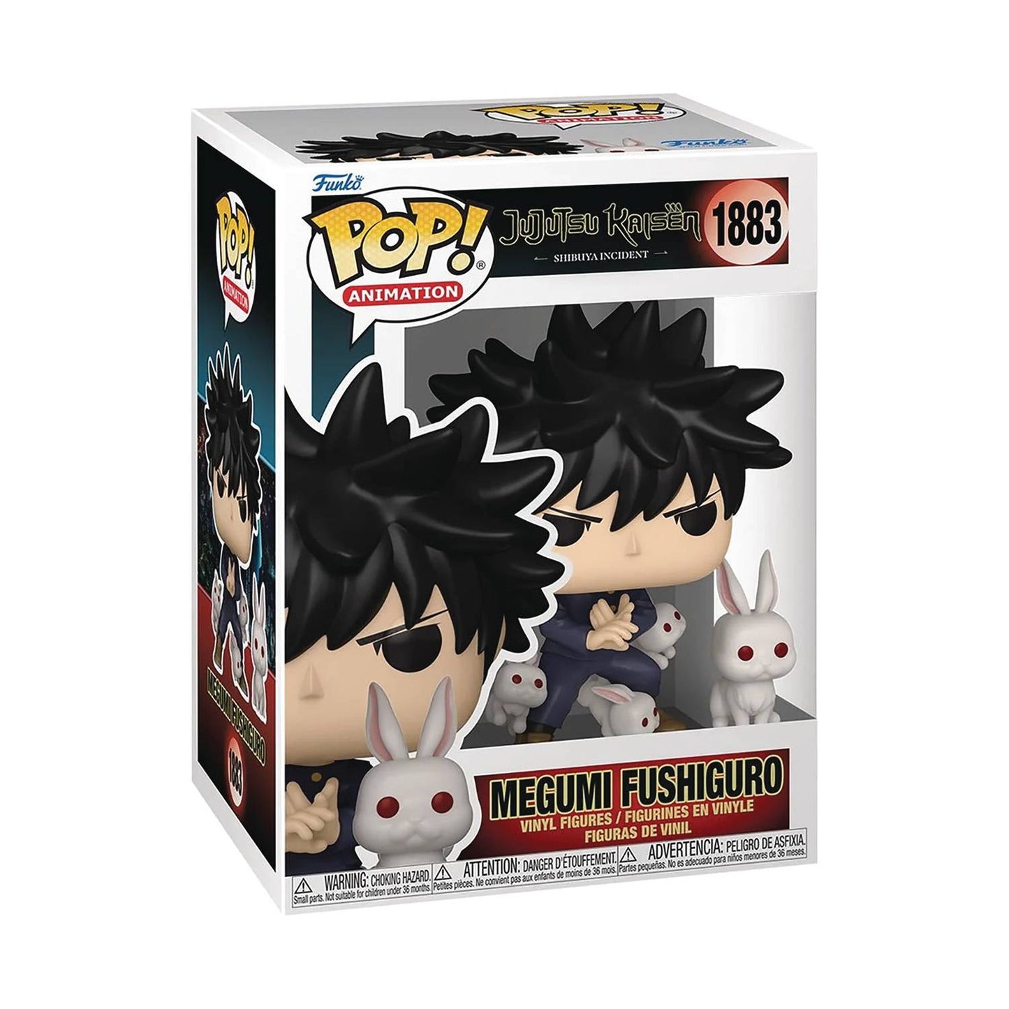 Pop! Animation Jujutsu Kaisen Megumi Fushiguro W/ Rabbits