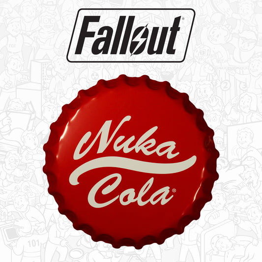 Fallout Nuka Cola Bottle Cap Tin Sign