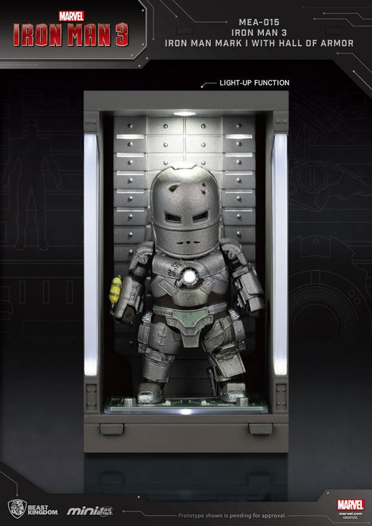 Beast Kingdom Mini Egg Attack Iron Man 3 Iron Man Mark I with Hall of Armor