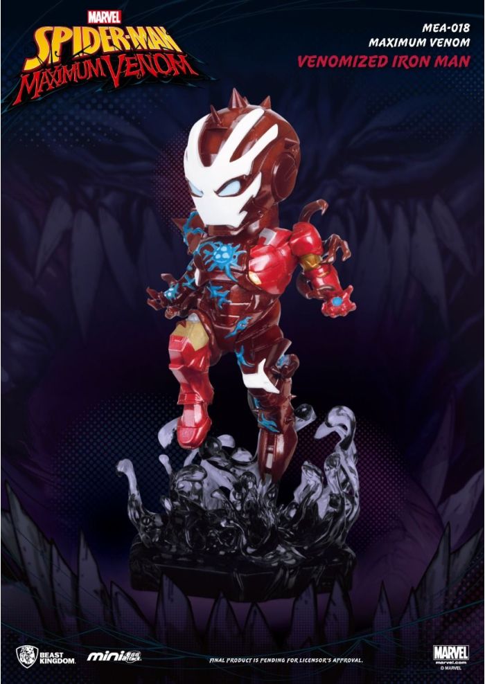 Beast Kingdom Mini Egg Attack Maximum Venom Venomized Iron Man