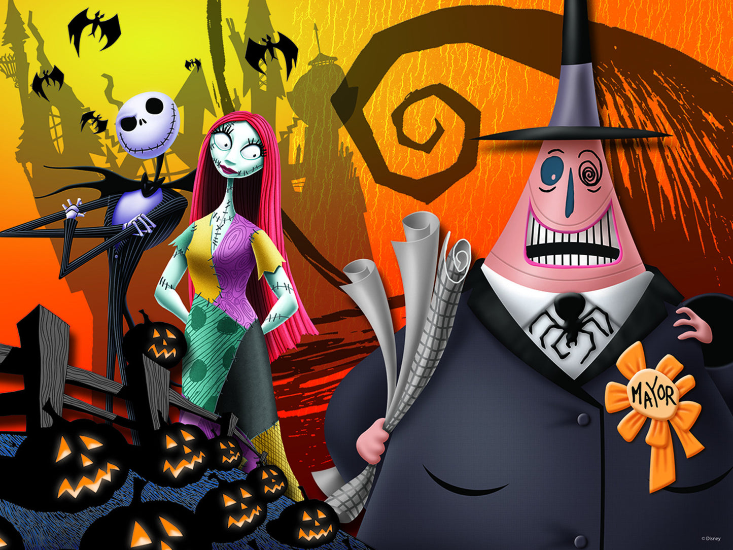 Prime3D Nightmare Before Christmas - 500 Piece 3D Puzzle